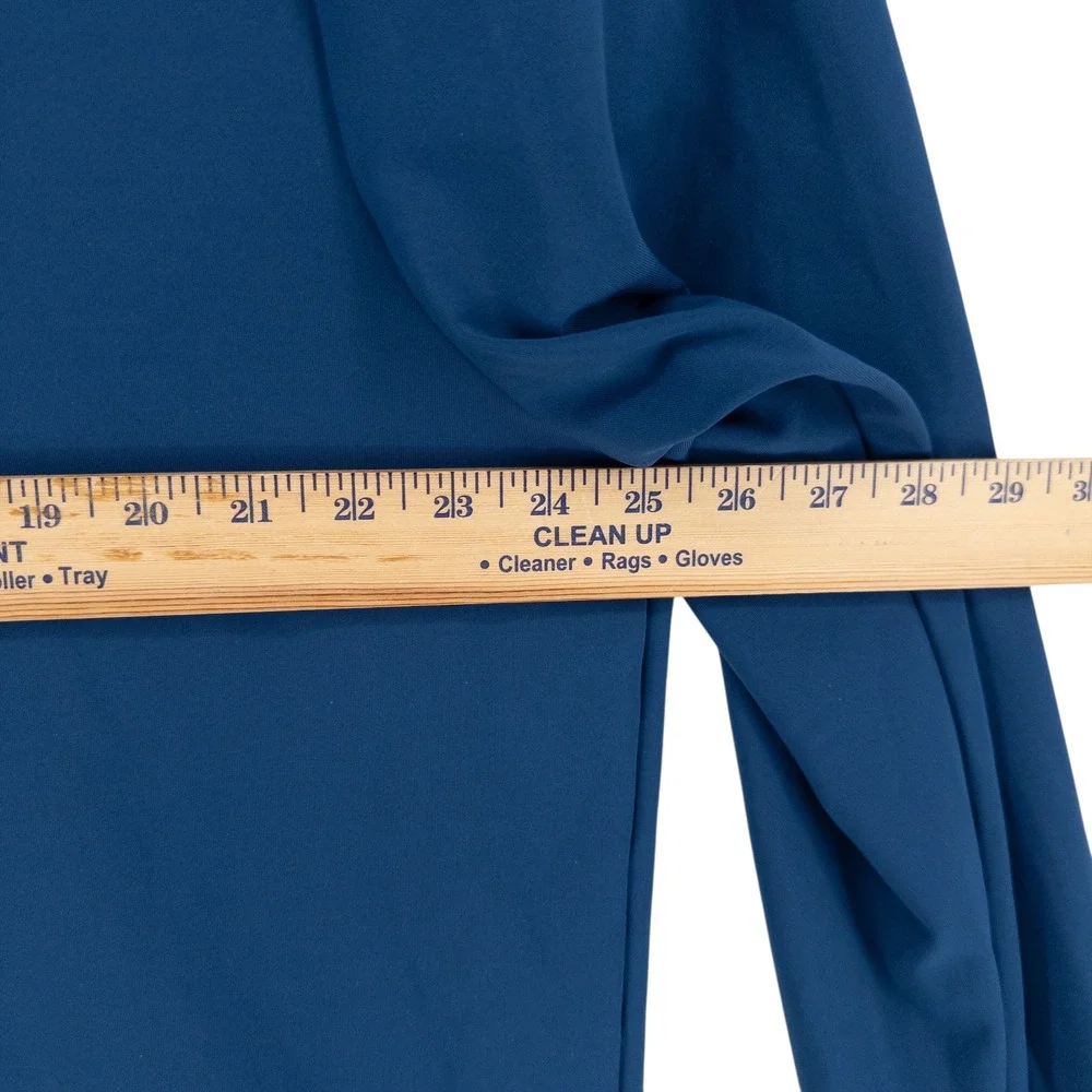 Redvanly Men's XXL Hubbard‎ 1/4 Zip Pullover Performance Golf Tuxedo Stripe Blue
